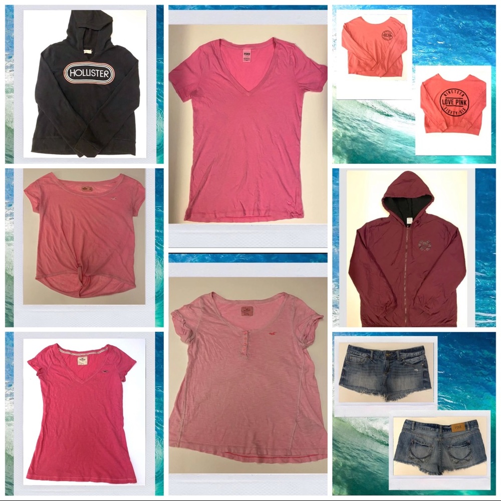 PINK & Hollister Bundle - Fits size sm/med